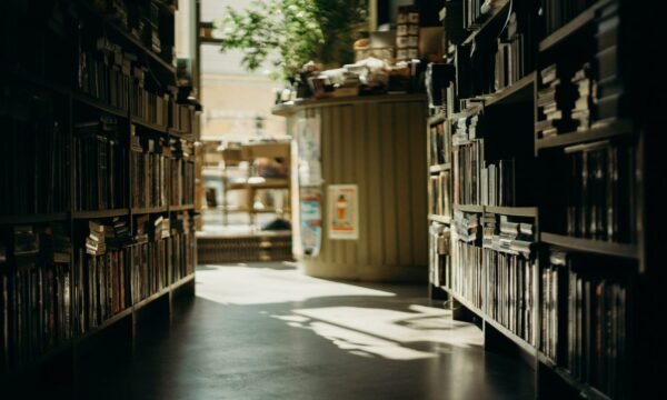 Assorted-title Books in a Library